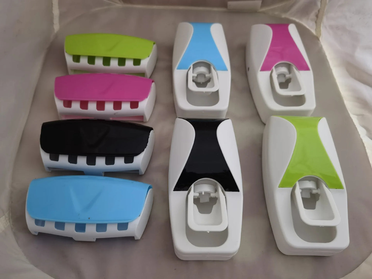 Porte-brosse à dents & distributeur de dentifrice