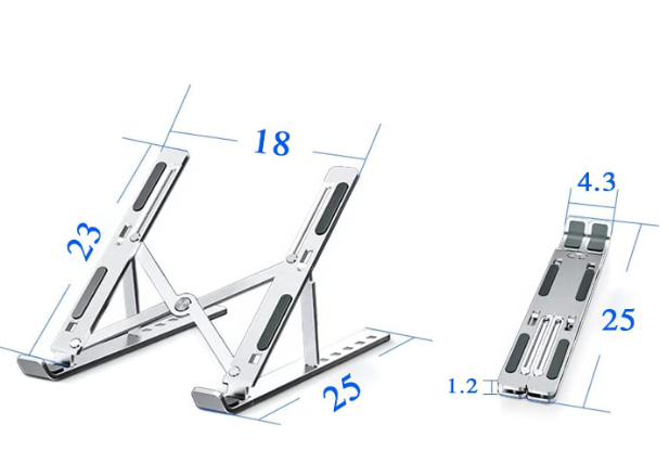 Support Ordinateur Portable en Alliage d'Aluminium