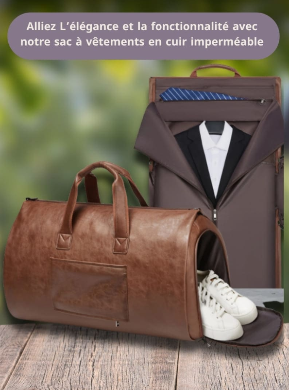 Sac haut de gamme multifonction étanche — style voyage/duffel