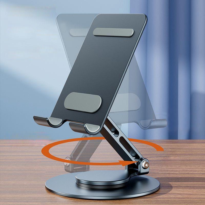 Support téléphone rotatif en aluminium