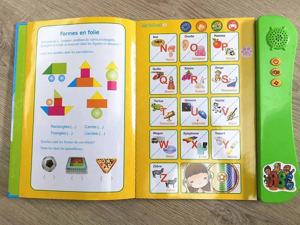 Mon Livre Interactif – Bilingue Français / Anglais / Arabe